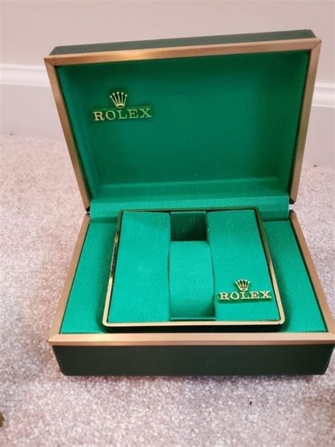 value of a women's rolex box|empty rolex box.